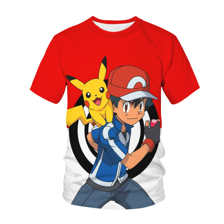 טי שירט עם הדפס של פוקימון Pokémon!