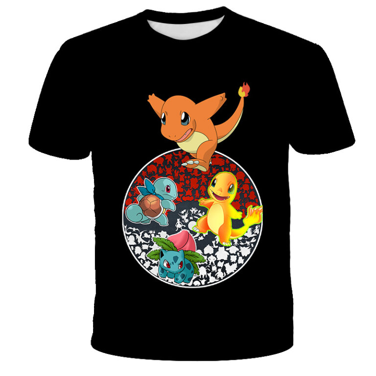 טי שירט עם הדפס של פוקימון Pokémon!