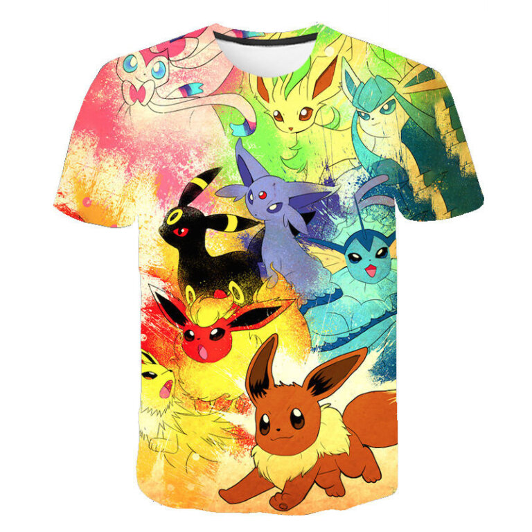 טי שירט עם הדפס של פוקימון Pokémon!