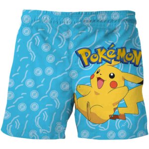 מכנסי ספורט בהדפסים של פוקימון לילדים ונוער