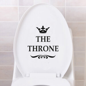 מדבקת קיר לשרותים THE THRONE