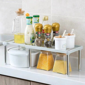 מדף אחסון דקורטיבי מתרחב למטבח ועוד!