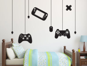 מדבקות מגניבות לחדר גיימינג לגיימרים ושחקני רשת