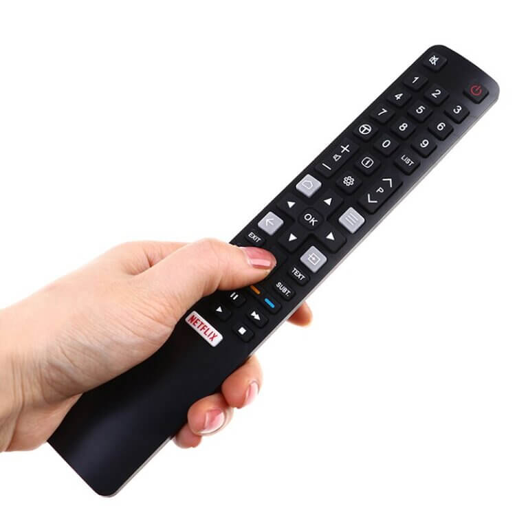 שלט לטלוויזיה חכמה טיסיאל TCL SMART TV LCD דגם RC802N YUI1