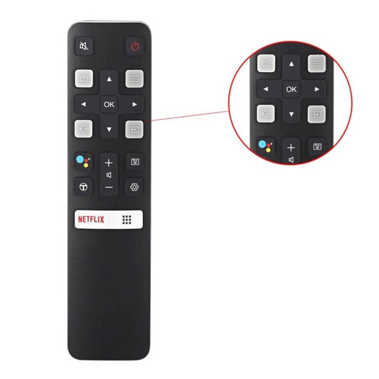שלט תואם לטלוויזיה טי סי אל TCL LCD דגם RC802V FMR1