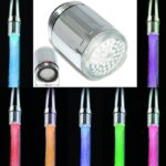 ראש ברז צבעוני מדליק מחליף צבעים – 7 צבעי  LED מתחלפים!