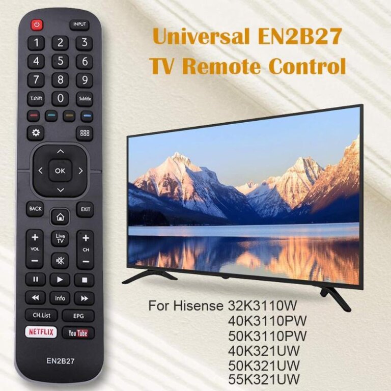 שלט לטלוויזיה חכמה הייסנס Hisense SMART TV EN2B27