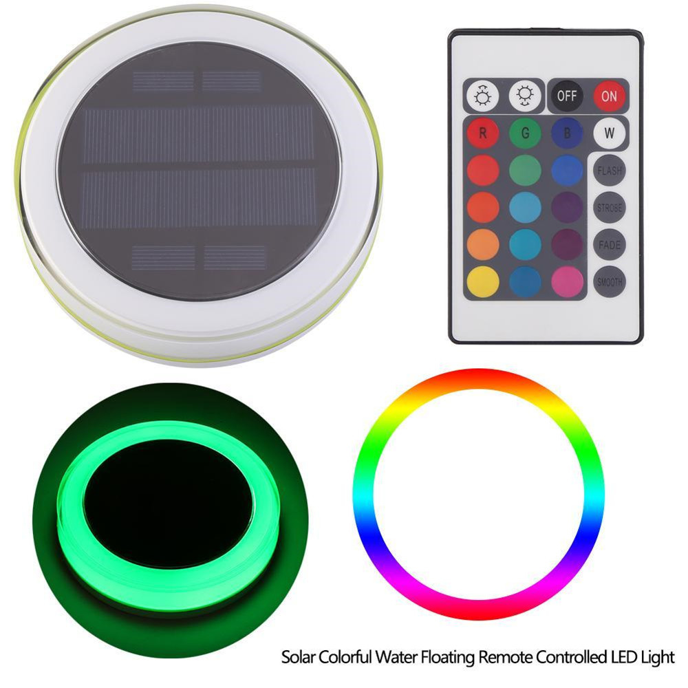 מצוף תאורה סולארי- לתאורה מגניבה בלילה לבריכת השחייה שלכם!