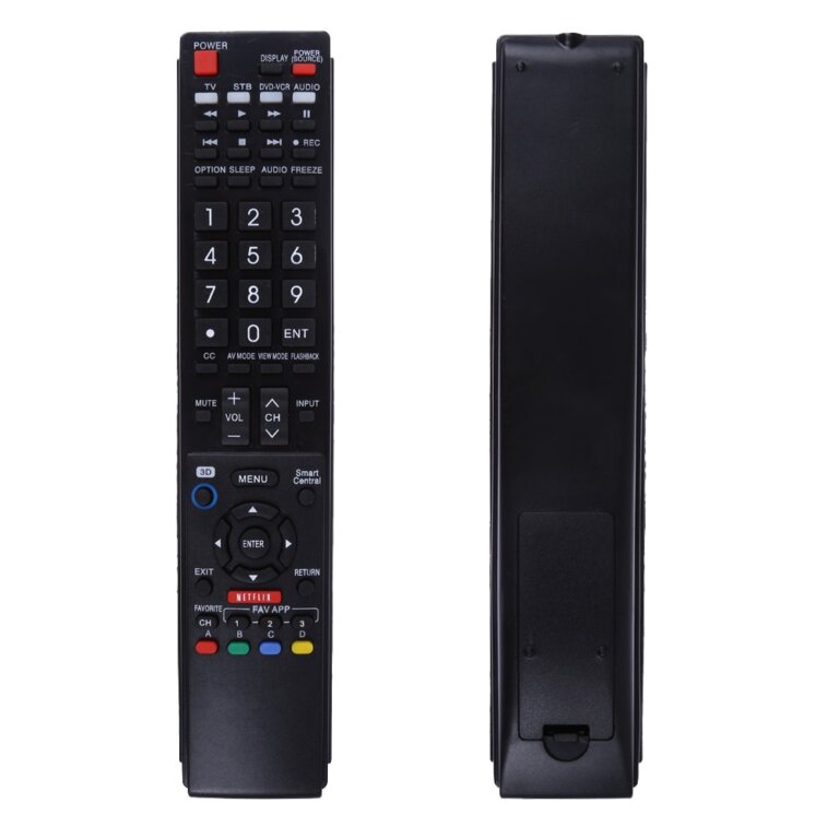 שלט אוניברסלי לטלוויזיות שארפ Sharp AQUOS – עם כפתור לנטפליקס!