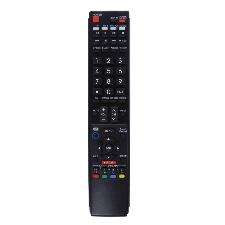 שלט אוניברסלי לטלוויזיות שארפ Sharp AQUOS – עם כפתור לנטפליקס!