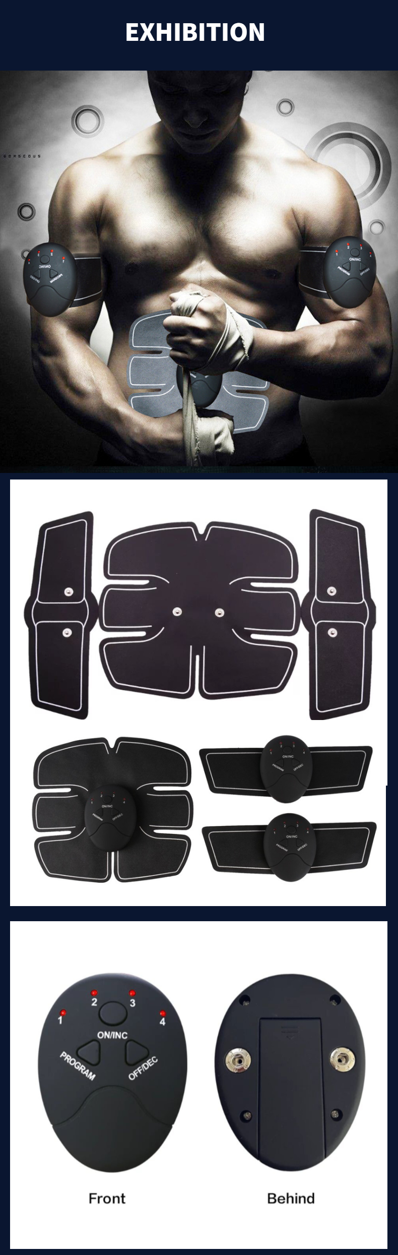 חגורות חיטוב EMS אלקטרוניות לחיטוב ועיצוב השרירים!