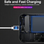 כבל טעינה מיקרו Micro USB לטעינה וסנכרון באורך 0.2/1/1.5/2/3 מטר לבחירה