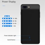 כיסוי מטען עוצמתי לאייפון iPhone 8 Plus בקיבולת של 7000mAh