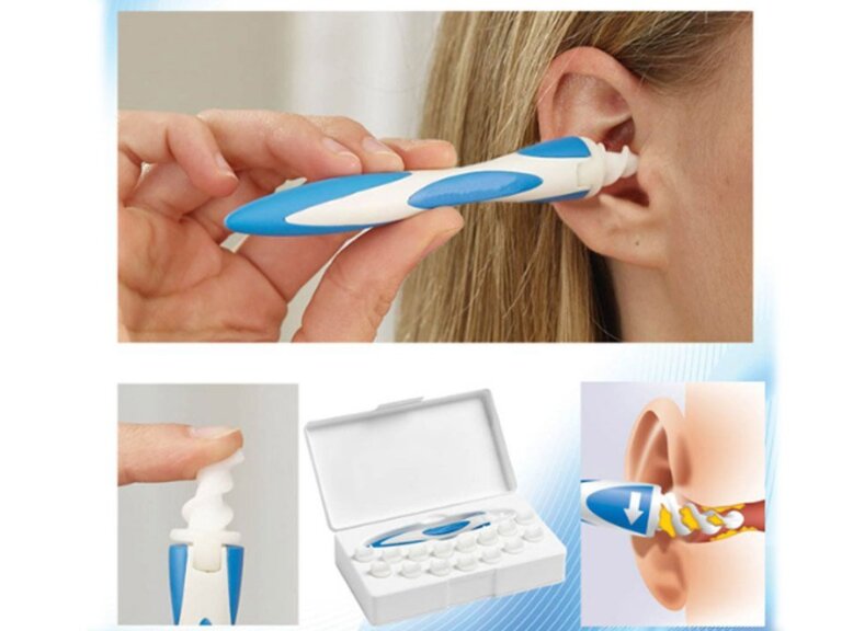 Smart Swab – כלי לניקוי אוזניים + 16 תוספות של ראשי סיליקון!