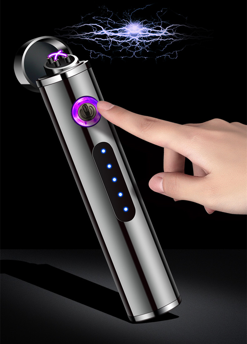 מצית פלזמה טורבו חשמלית נטענת וקומפקטית