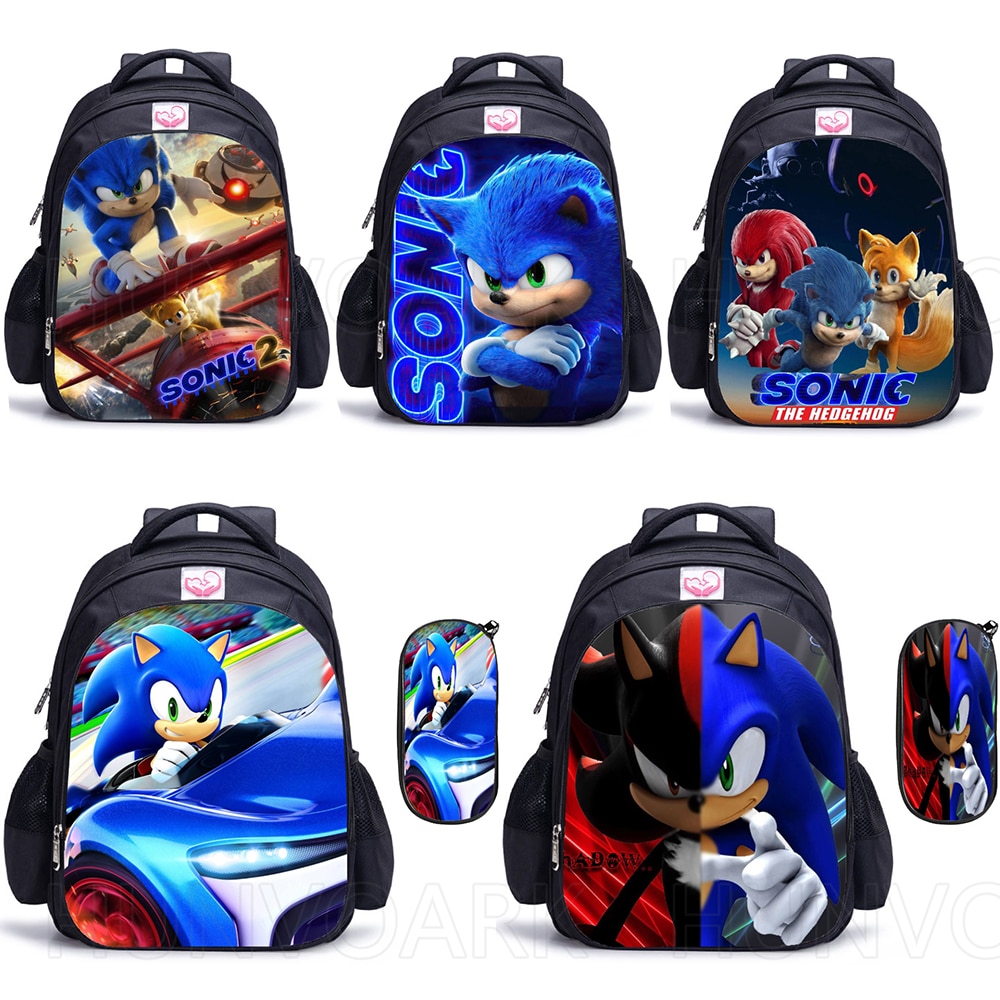 תיק בית ספר אורטופדי דגם סוניק SONIC !