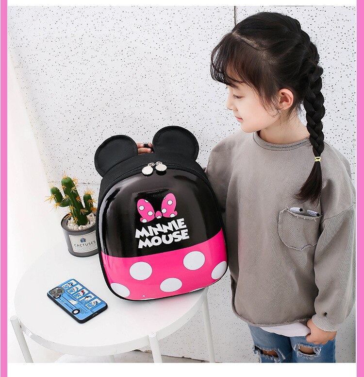 תיק בית ספר / גן קשיח דגם מיקי ומיני מאוס