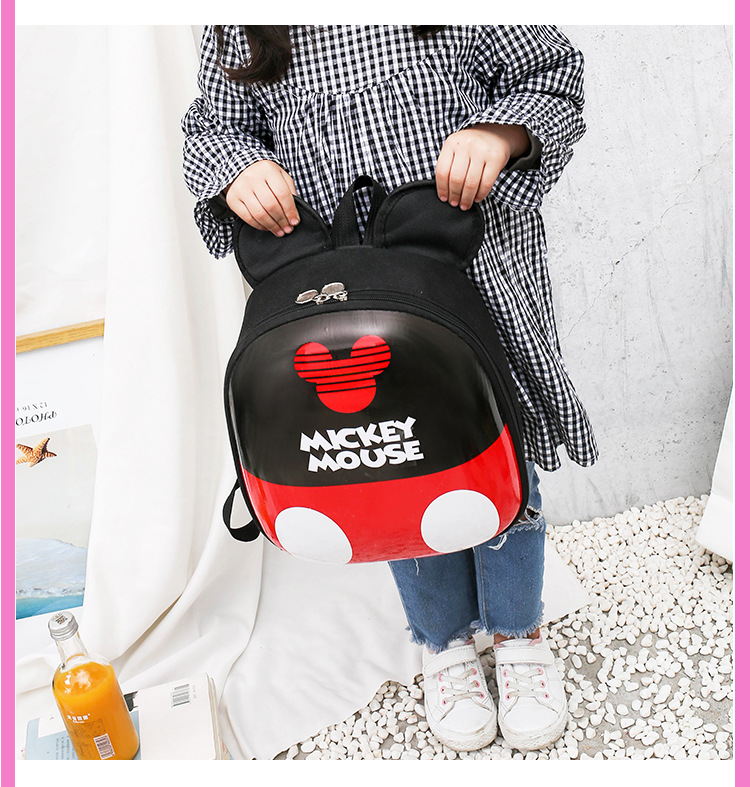 תיק בית ספר / גן קשיח דגם מיקי ומיני מאוס