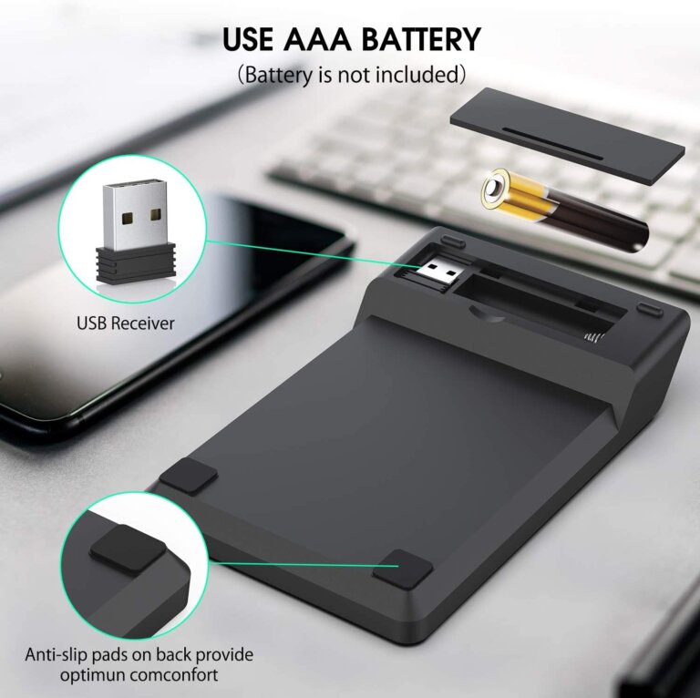 מקלדת מספרים נומרית אלחוטית עם דונגל USB