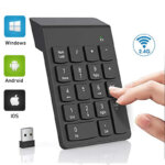 מקלדת מספרים נומרית אלחוטית עם דונגל USB