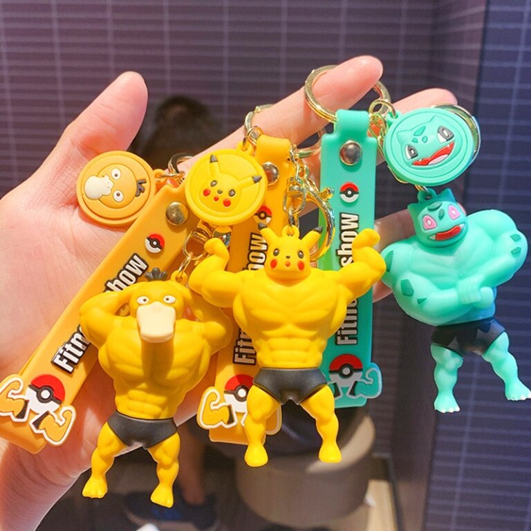 מחזיק מפתחות של הפוקימונים שריריים