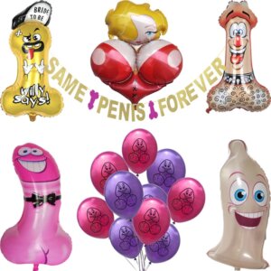 בלונים ואביזרים למסיבת רווקות נועזת!