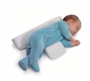כרית עיצוב תינוק שזה עתה נולד כרית שינה נגד התהפכות כרית שינה משולש תינוק כרית מיקום תינוק למשך 0-6 חודשים