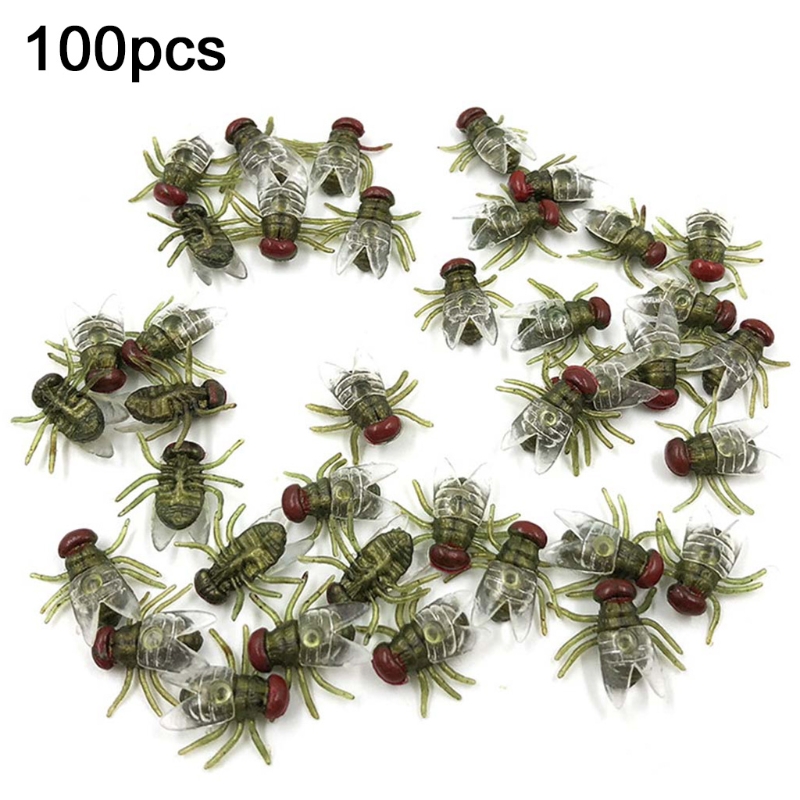 100 יחידות של זבובים מזויפים – למתיחות על הקרובים שלכם!