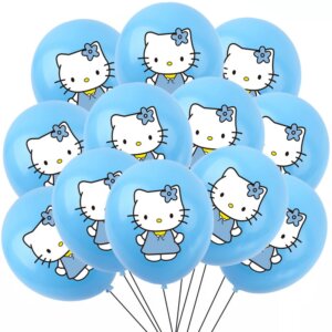 זרי בלונים ליום הולדת בסגנון הלו קיטי | HELLO KITTY
