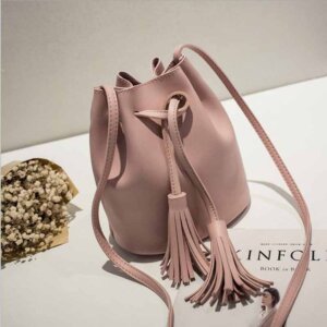 תיק צד חמוד עם רצועה וציציות ב-4 צבעים לבחירה!