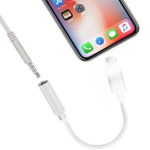 מתאם ברק לשקע אוזניות 3.5 מ"מ