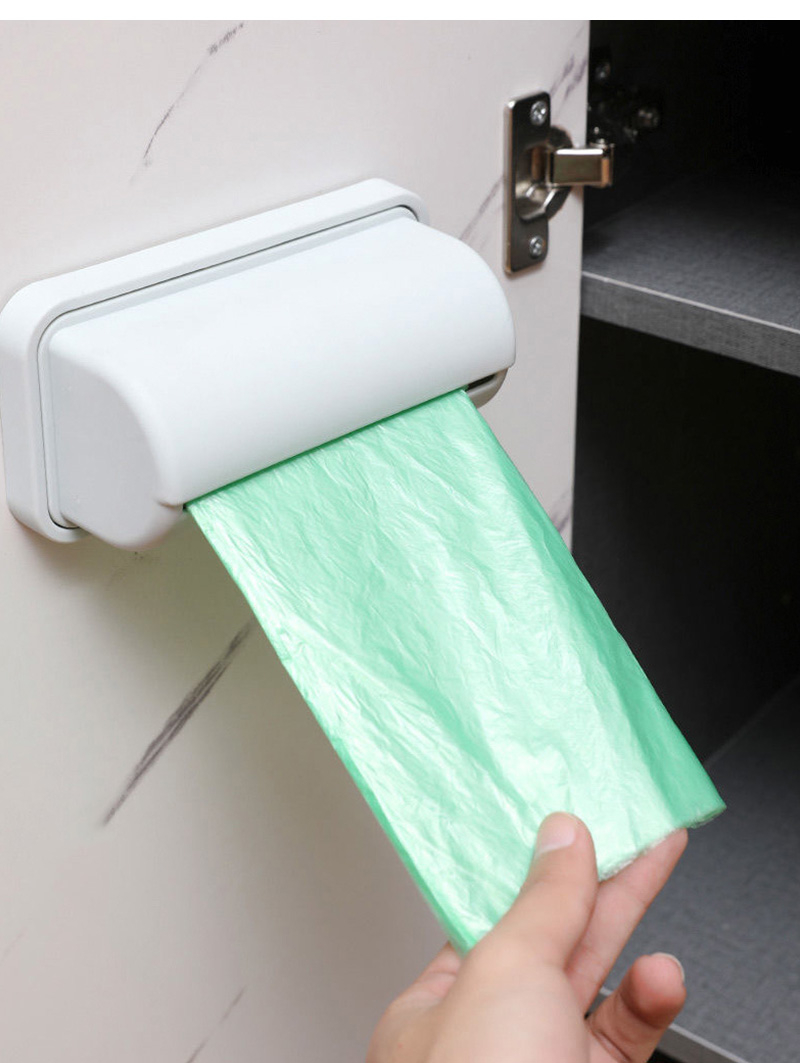 מתקן אחסון שקיות אשפה נתלה בקלות