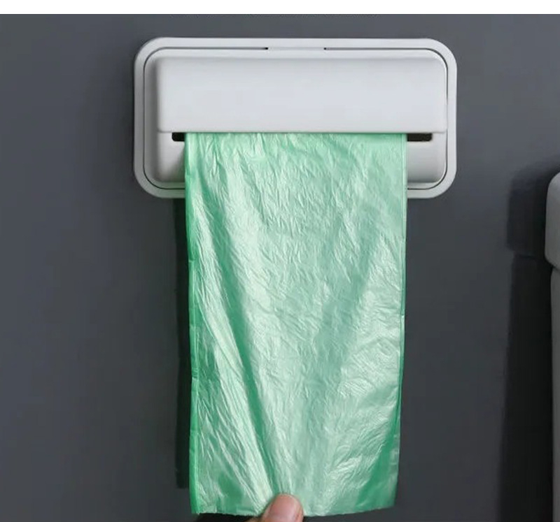 מתקן אחסון שקיות אשפה נתלה בקלות