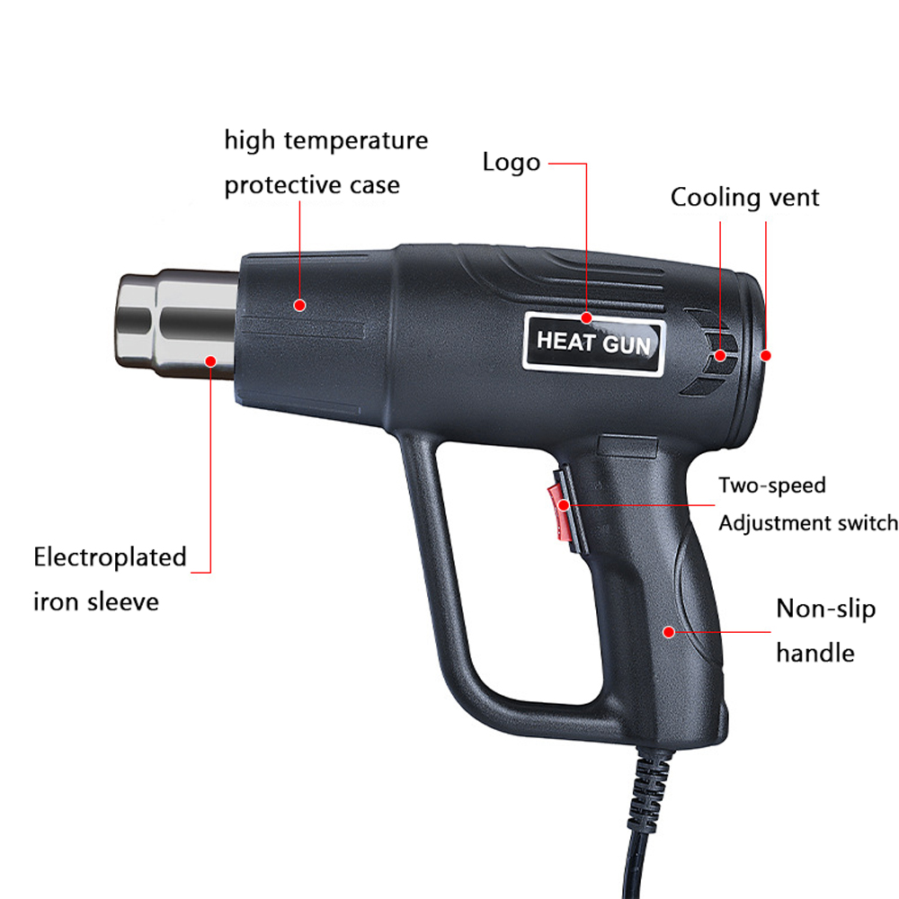 אקדח חום חשמלי 2,000W