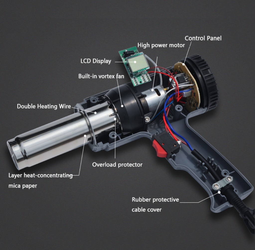 אקדח חום חשמלי 2,000W