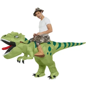 תחפושת של רכיבה על דינוזאור T-REX מתנפח לילדים ולמבוגרים