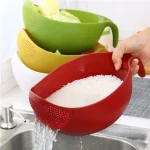 קערת שטיפה וסינון לאורז, פירות, ירקות ועוד