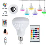 מנורת LED משולבת רמקול בלוטוס