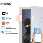 חיישן אזעקה חכם WIFI לדלתות וחלונות בחיבור לאפליקציה