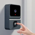 אינטרקום אלחוטי משולב מצלמת אבטחה עם פעמון
