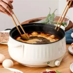 סיר טפלון חשמלי לבישול חמין ותבשילים נוספים