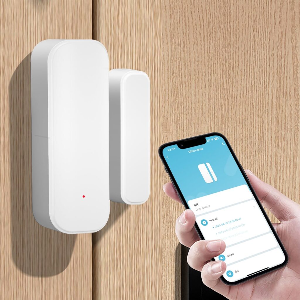 חיישן אזעקה חכם WIFI לדלתות וחלונות בחיבור לאפליקציה