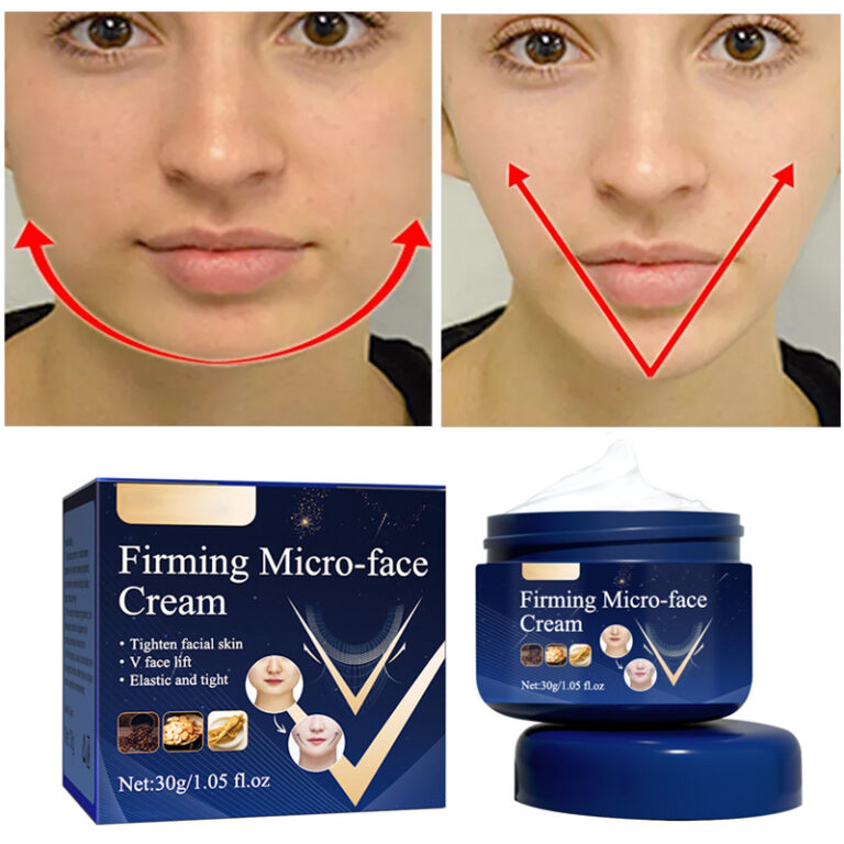 קרם פנים להרמה ומיצוק העור והפחתת סנטר כפול