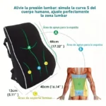 כרית מושב Memory foam מחומר ויסקו אלסטי