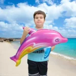 מתנפח לבריכה – דולפין גדול וצבעוני באורך 85 ס”מ
