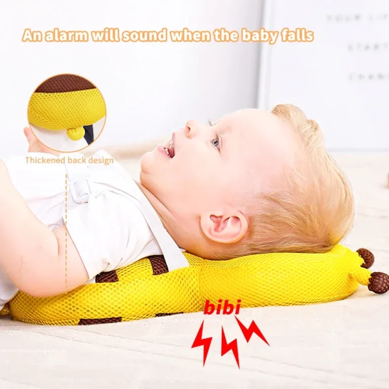 מגן ראש וגב לתינוק מנפילות מתלבש על הגב עם רצועות נוחות