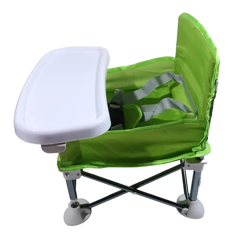 Baby Furniture Supplies Booster Seat Dining Chair Portable Travel Folding Kids With Feeding Chair Outdoor Beach Seat