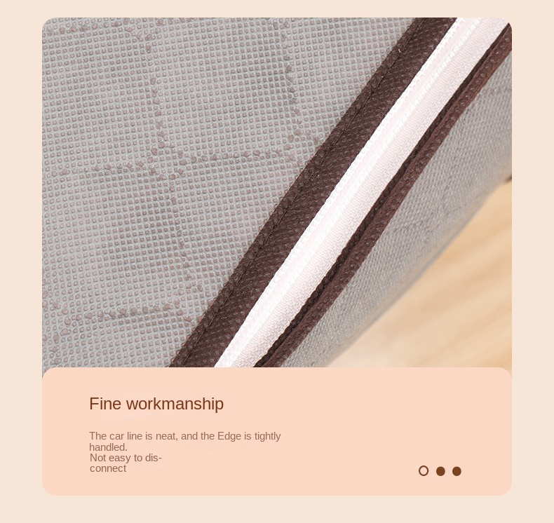 Clothes Storage Bins Foldable Closet Organizer Storage Containers with Durable Handles Thick Fabric for Clothing, Blanket