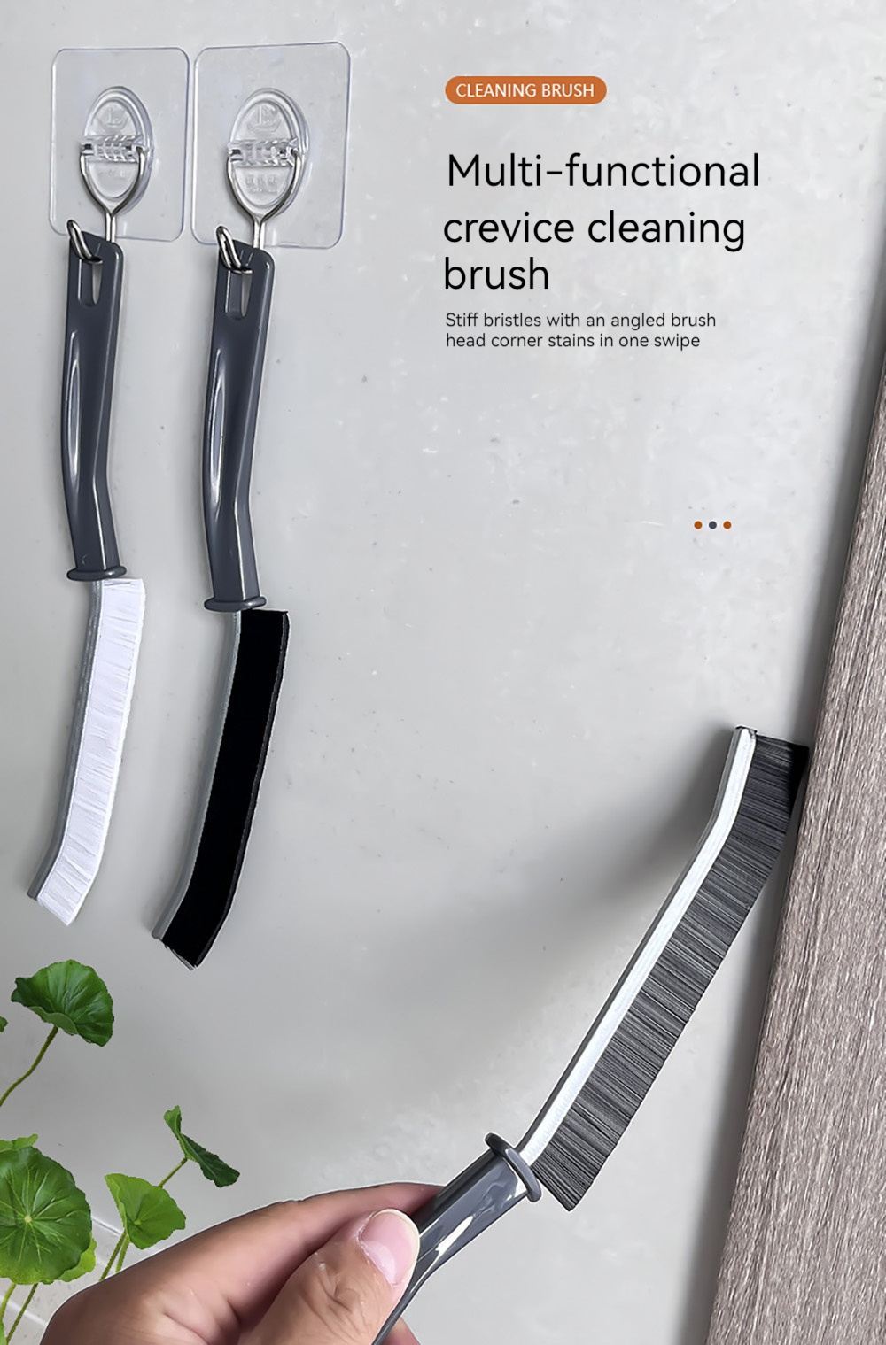 1/5/10PCS Car Gap Cleaning Brush Car Seat Dead Angle Groove Gap Cleaning Scrub Hard-Bristled Brush for Auto Cleaning Tools