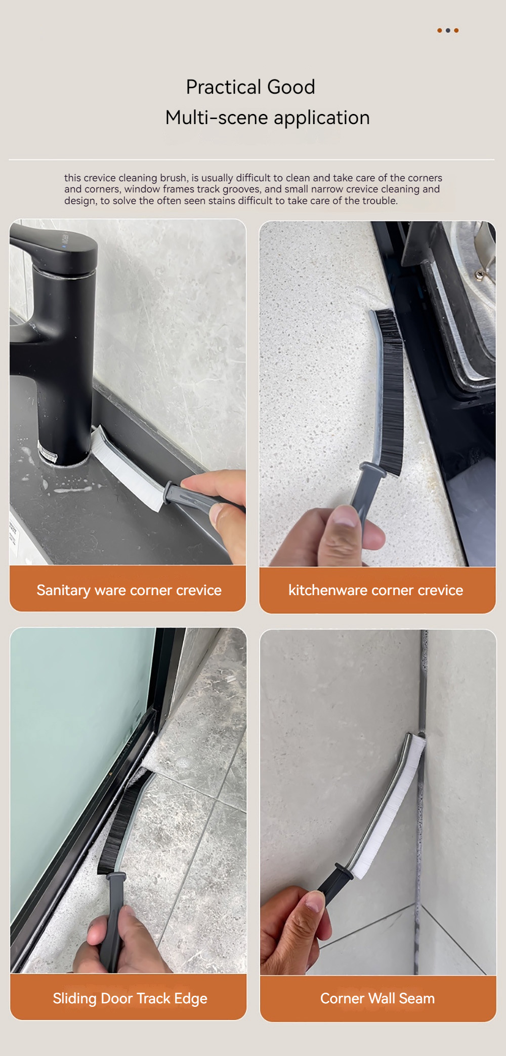 1/5/10PCS Car Gap Cleaning Brush Car Seat Dead Angle Groove Gap Cleaning Scrub Hard-Bristled Brush for Auto Cleaning Tools